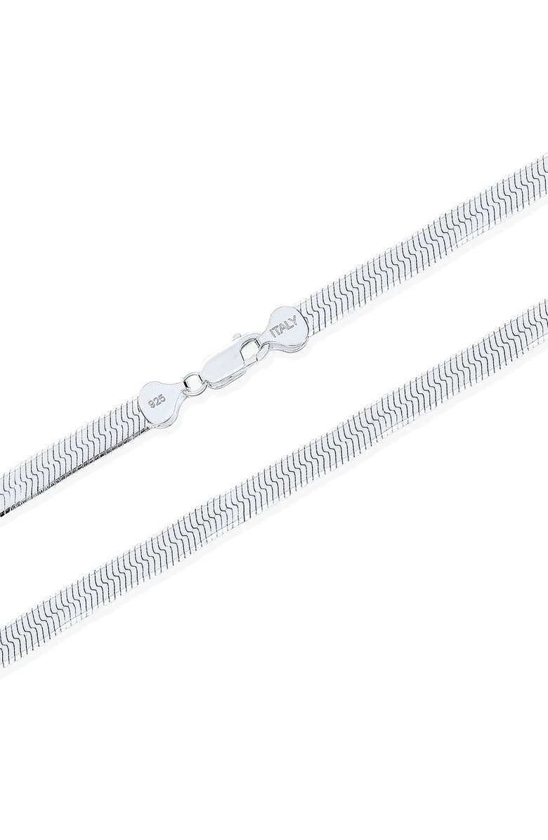 BLING JEWELRY Herringbone Chain Necklace, Alternate, color,