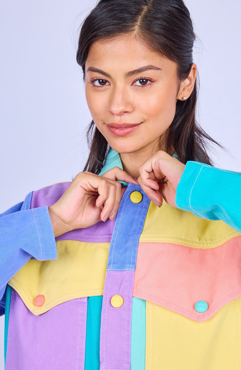 MOKUYOBI Denim Duster, Alternate, color, Stellar Night