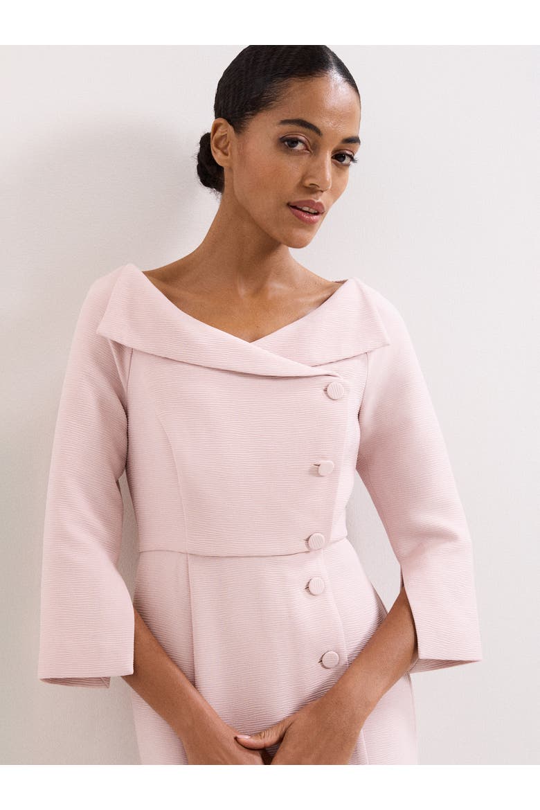Sienna Tux Dress, Alternate, color, Pale Pink