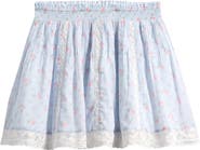 LoveShackFancy Kids' Solena Floral Cotton Skirt