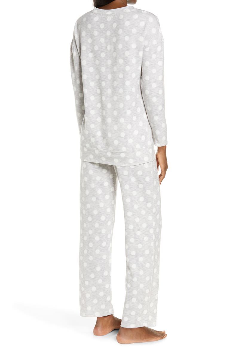 Dot Pajamas, Alternate, color, SUPER DUPER DOTS HEATHER GREY