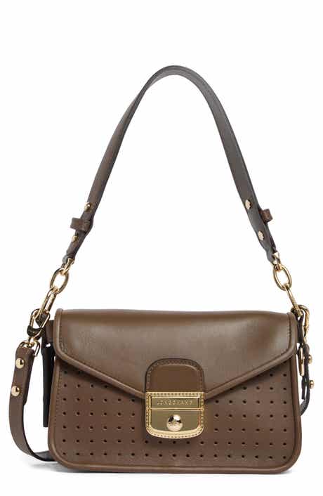 Longchamp Mademoiselle Calfskin Leather Shoulder Bag