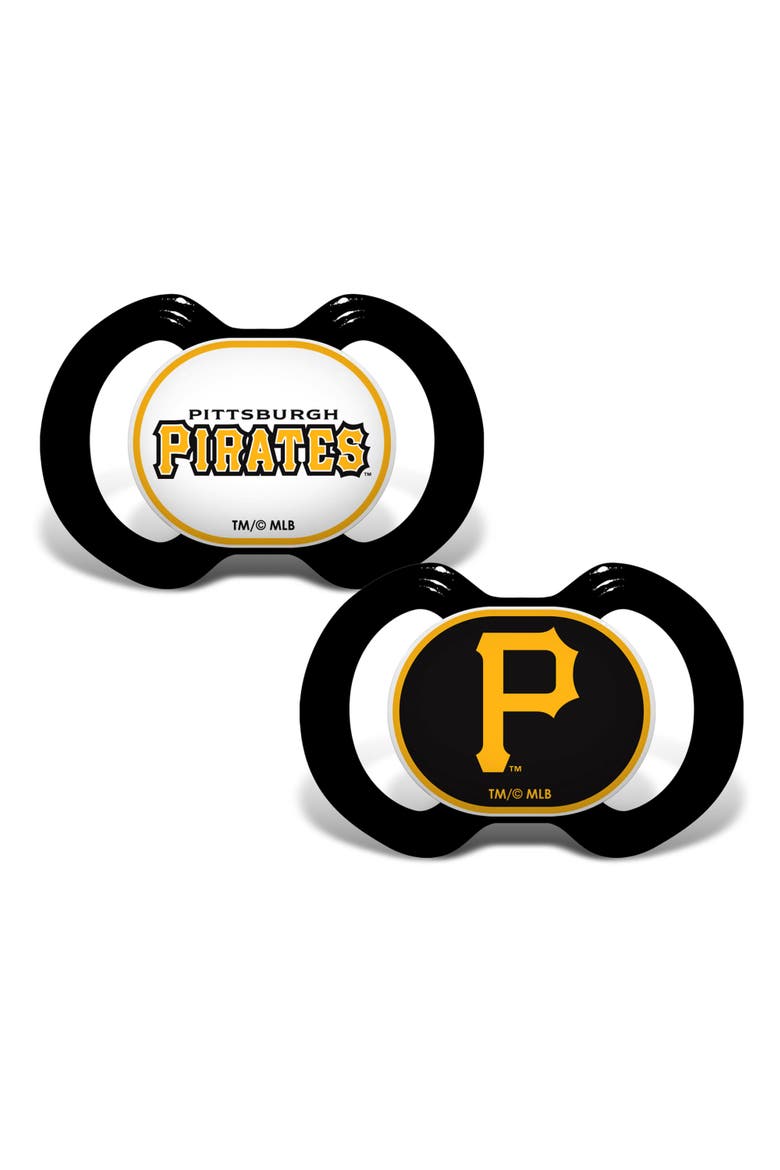 Pittsburgh Pirates Pacifier 2-Pack, Main, color, Multicolor