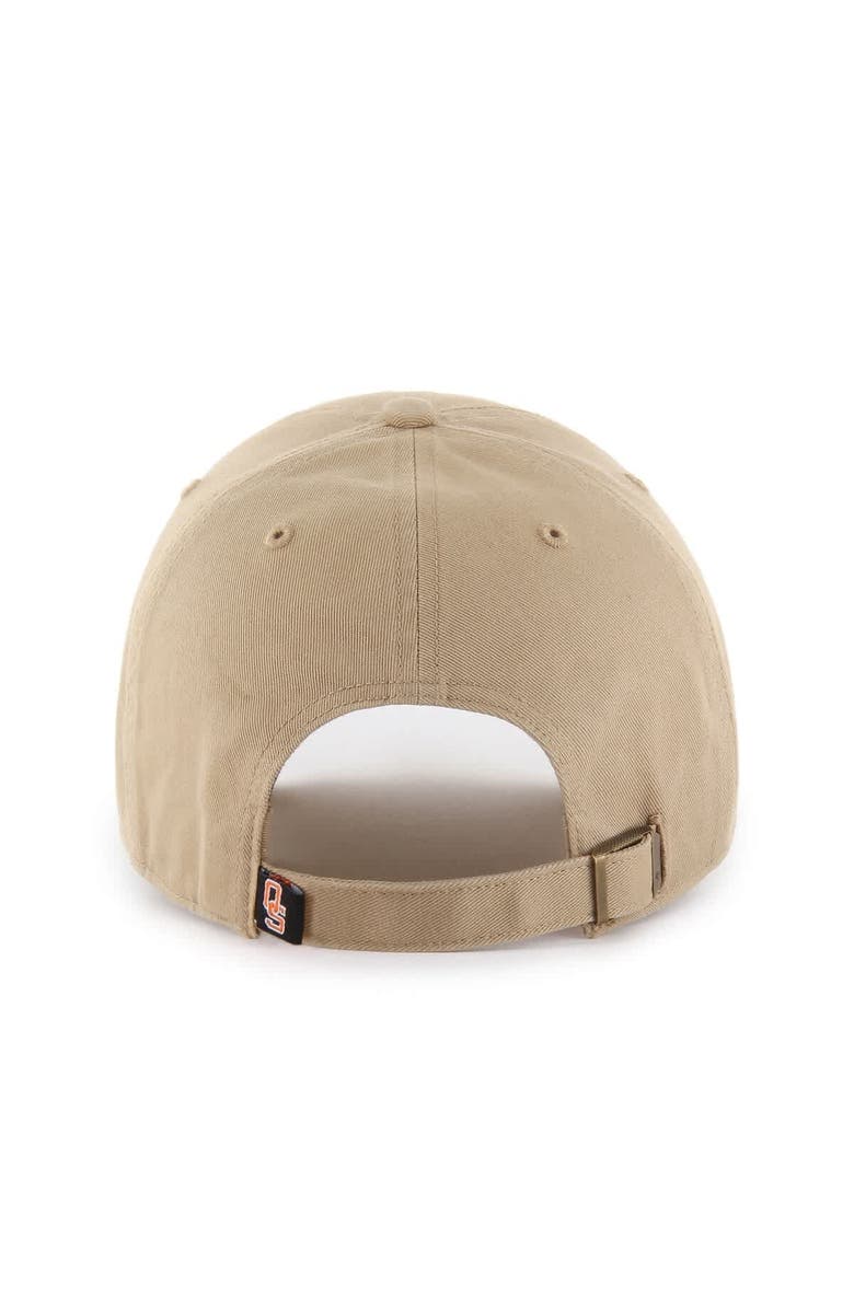 '47 Men's '47 Khaki Oklahoma State Cowboys Vault Clean Up Adjustable Hat, Alternate, color, Khaki