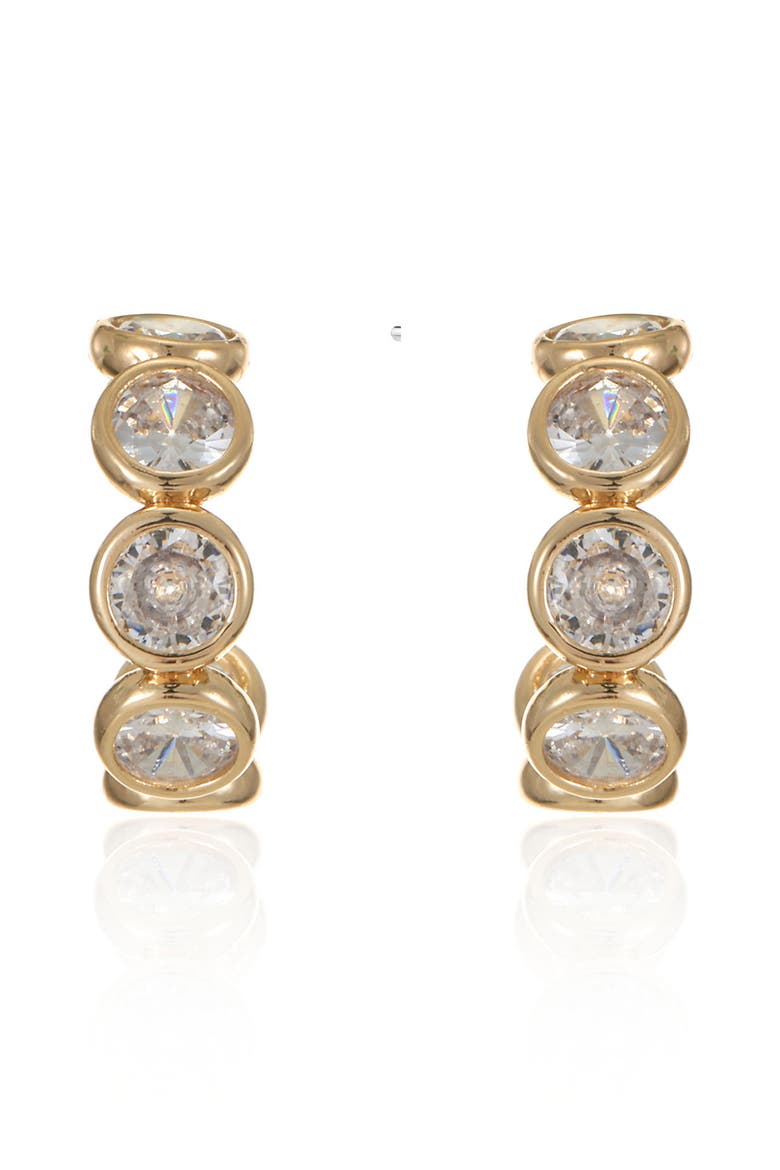 Dainty Hoop Earrings, Alternate, color, GOLD