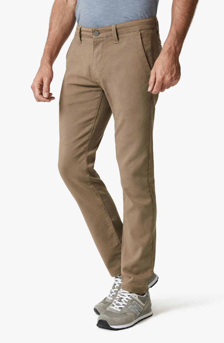 34 Heritage Verona High Flyer Chino Pants, Alternate, color, Walnut High-Flyer