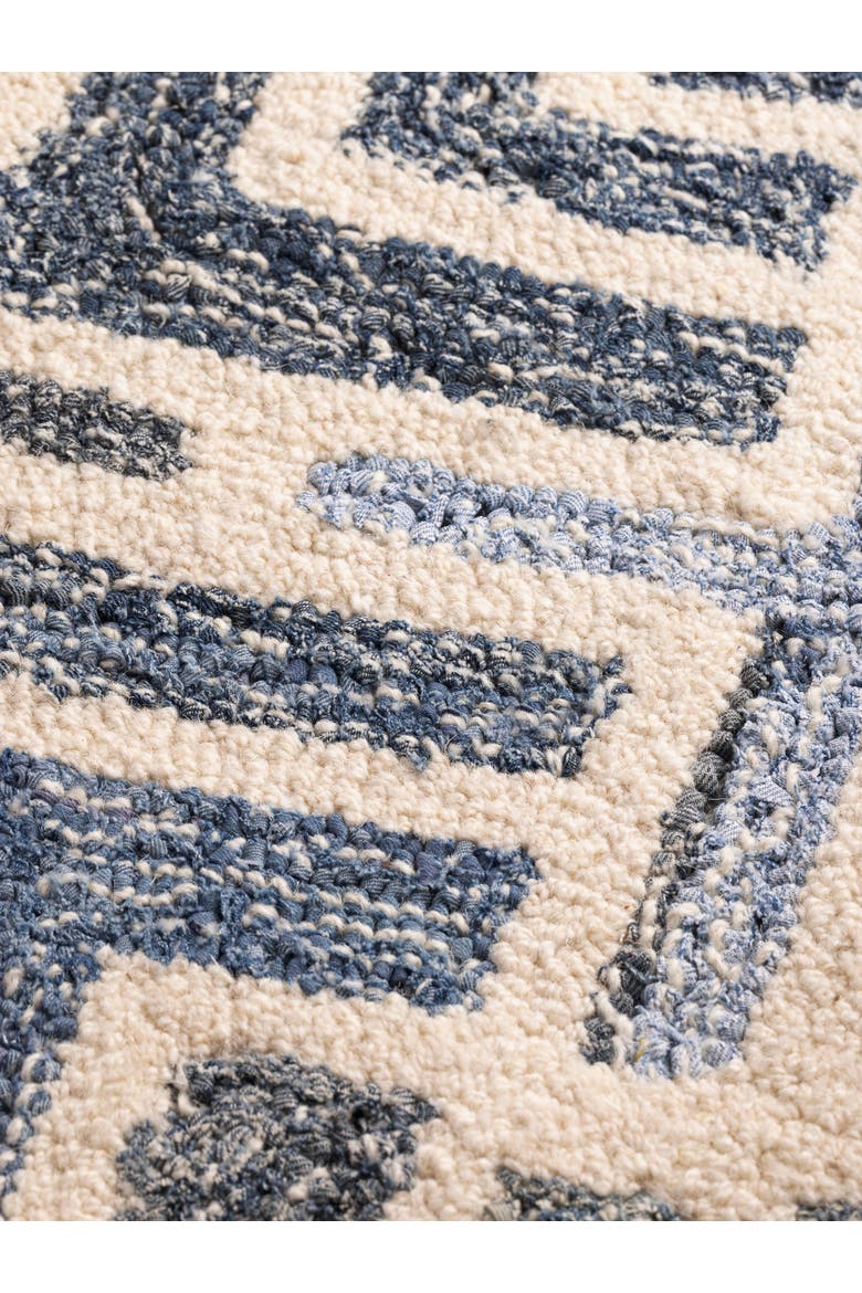 Santorini Wool & Denim Rug, Alternate, color, Blue