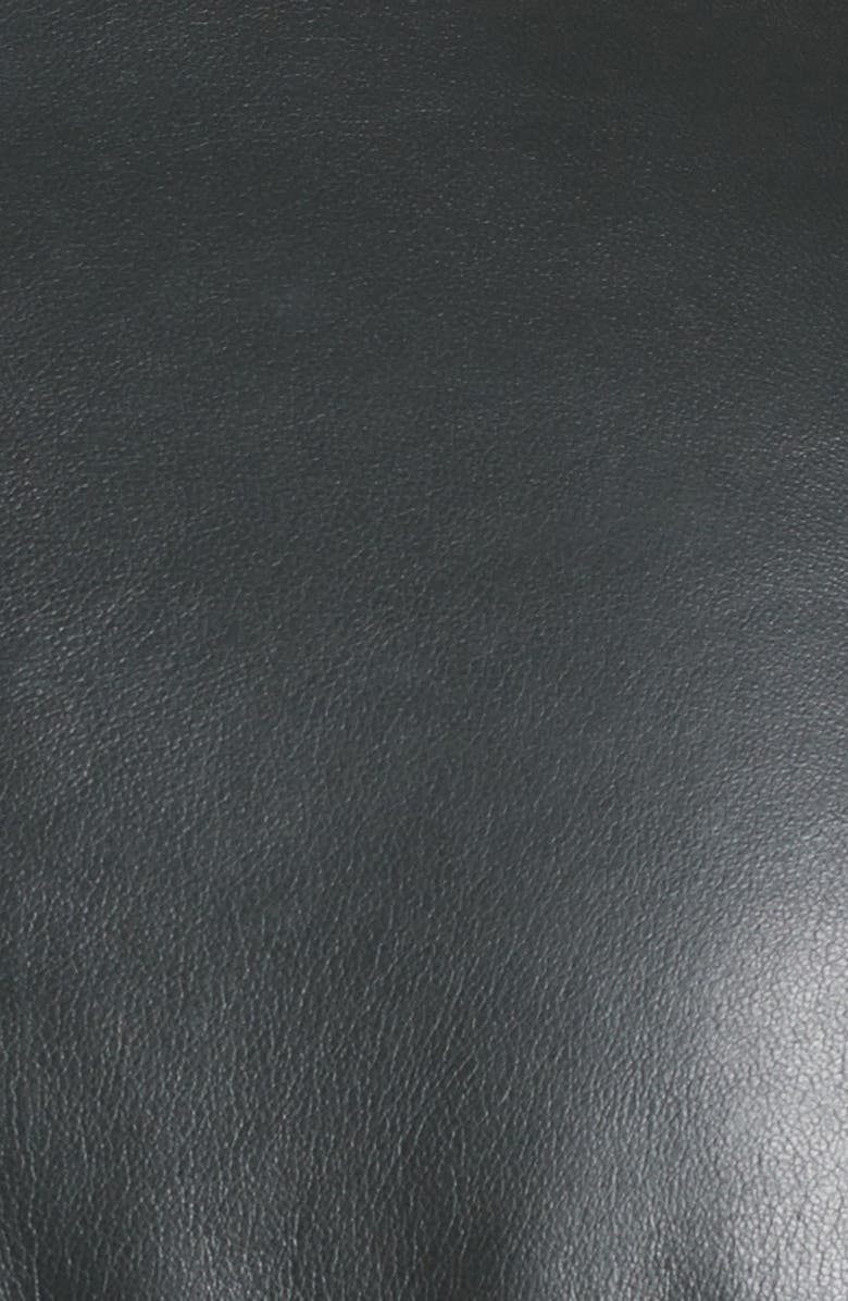 KENZO Quilted Leather Bomber Jacket, Alternate, color, 