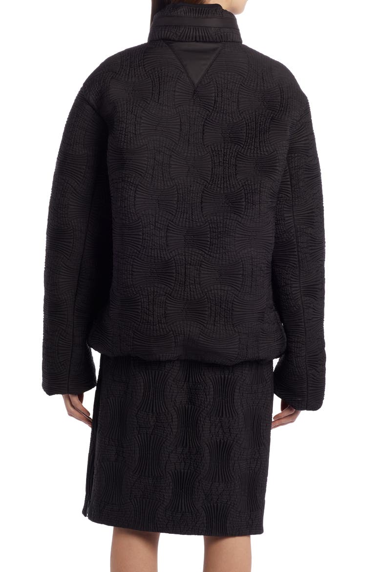 Crosshatch Nylon Puffer Jacket, Alternate, color, FONDANT