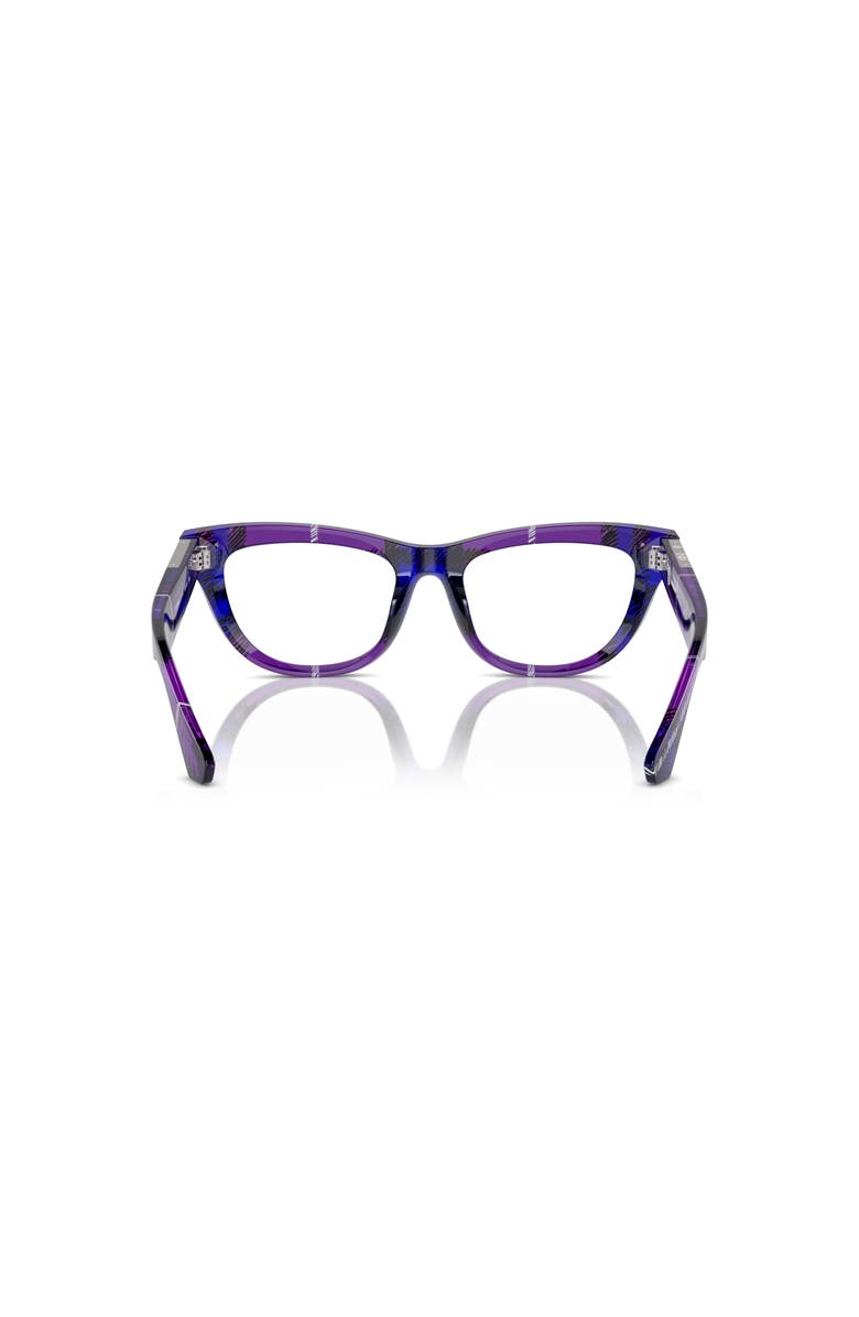 Burberry 52mm Rectangle optical glasses, Alternate, color, Violet