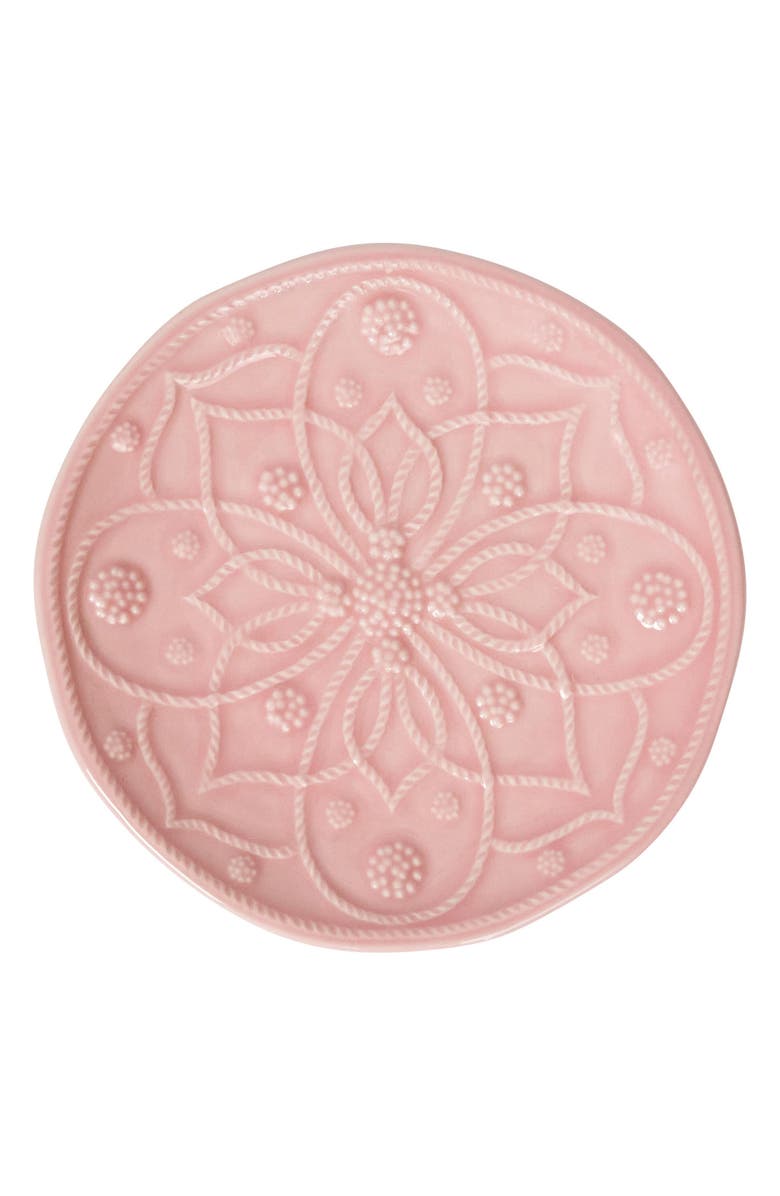 Juliska Jardins du Monde Set of 4 Side/Cocktail Plates, Alternate, color, Blush