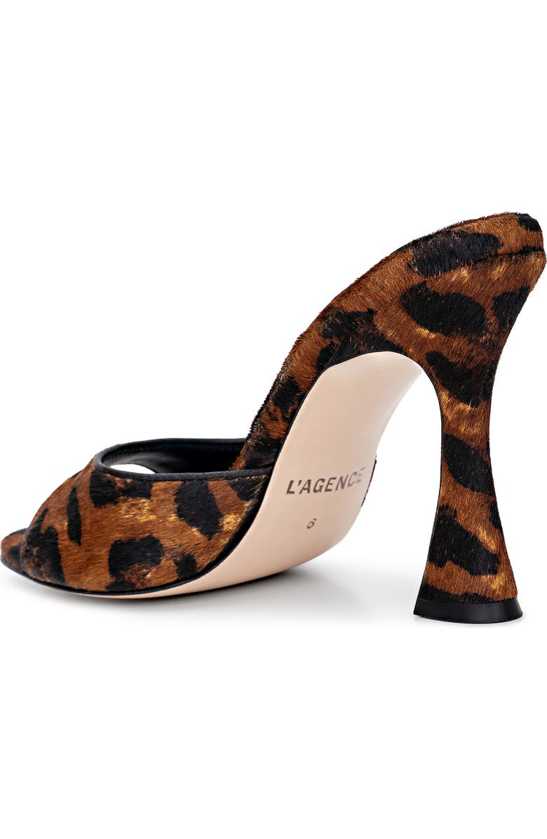 L'AGENCE Avery II Genuine Calf Hair Sandal, Alternate, color, Leopard Calf Hair