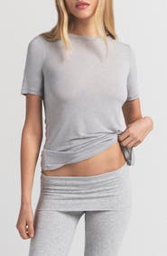 SKIMS Sheer Modal Long T-Shirt