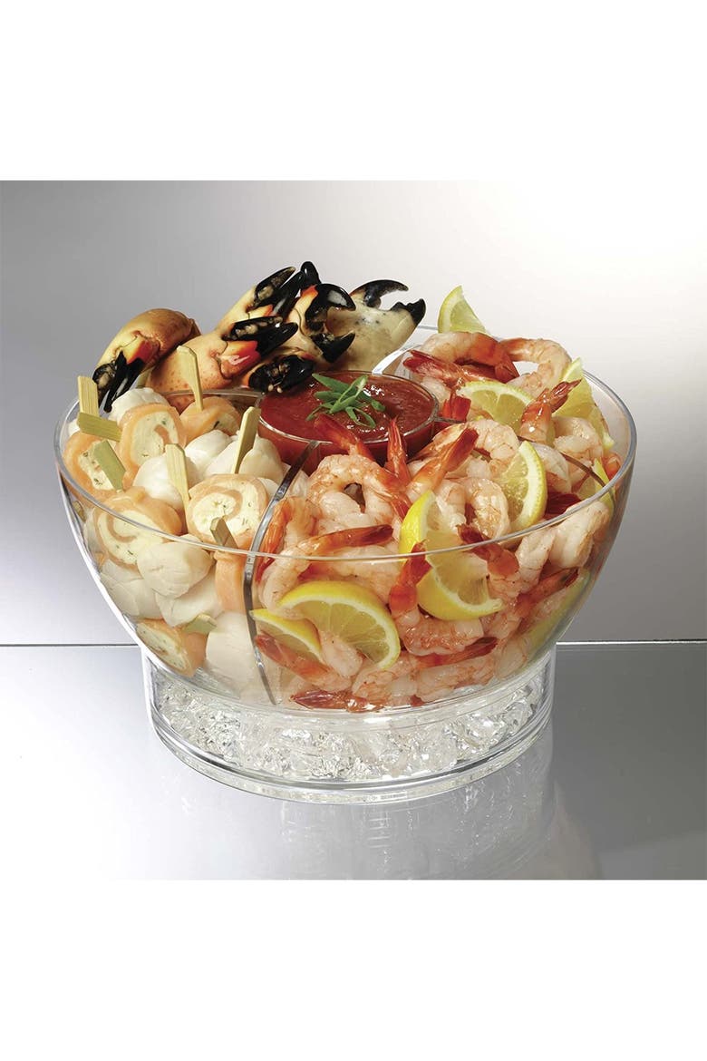 Cold Ice Acrylic Bowl, 6.5 qt., Alternate, color, CLEAR