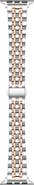 Posh Tech Rainey Silver/Rose Gold Stainless Steel Band for Apple Watch