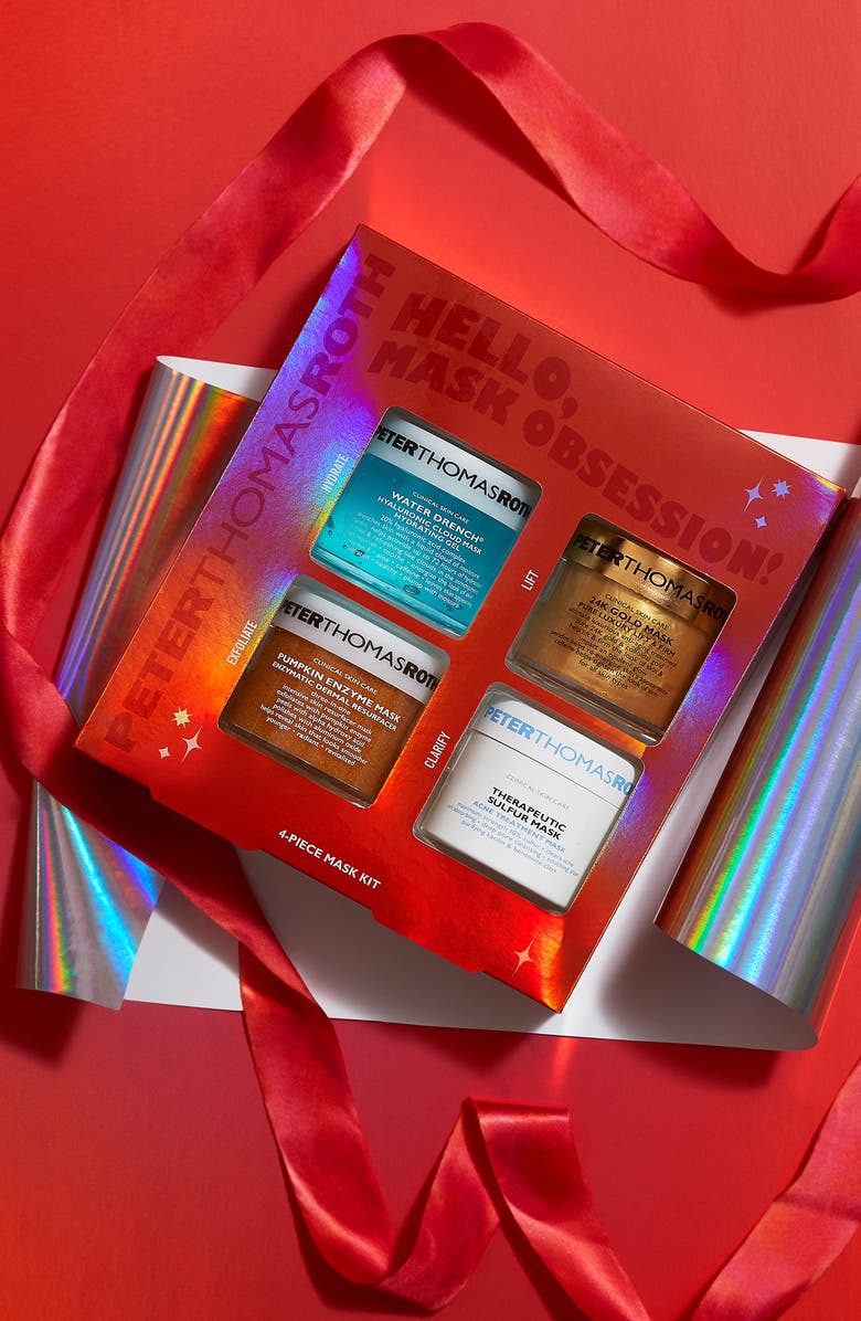 Peter Thomas Roth Hello, Mask Obsession! 4-Piece Mask Kit $167 Value, Alternate, color, 