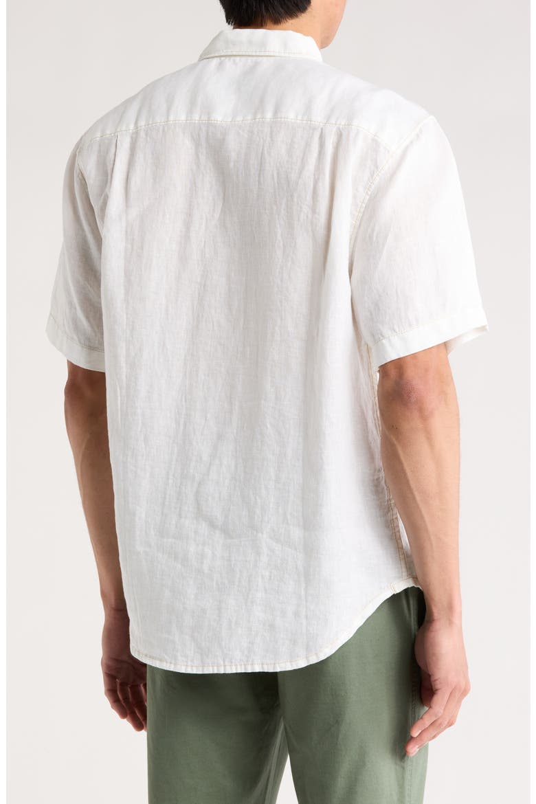 Party Breezer Short Sleeve Woven Shirt, Alternate, color, WHITE
