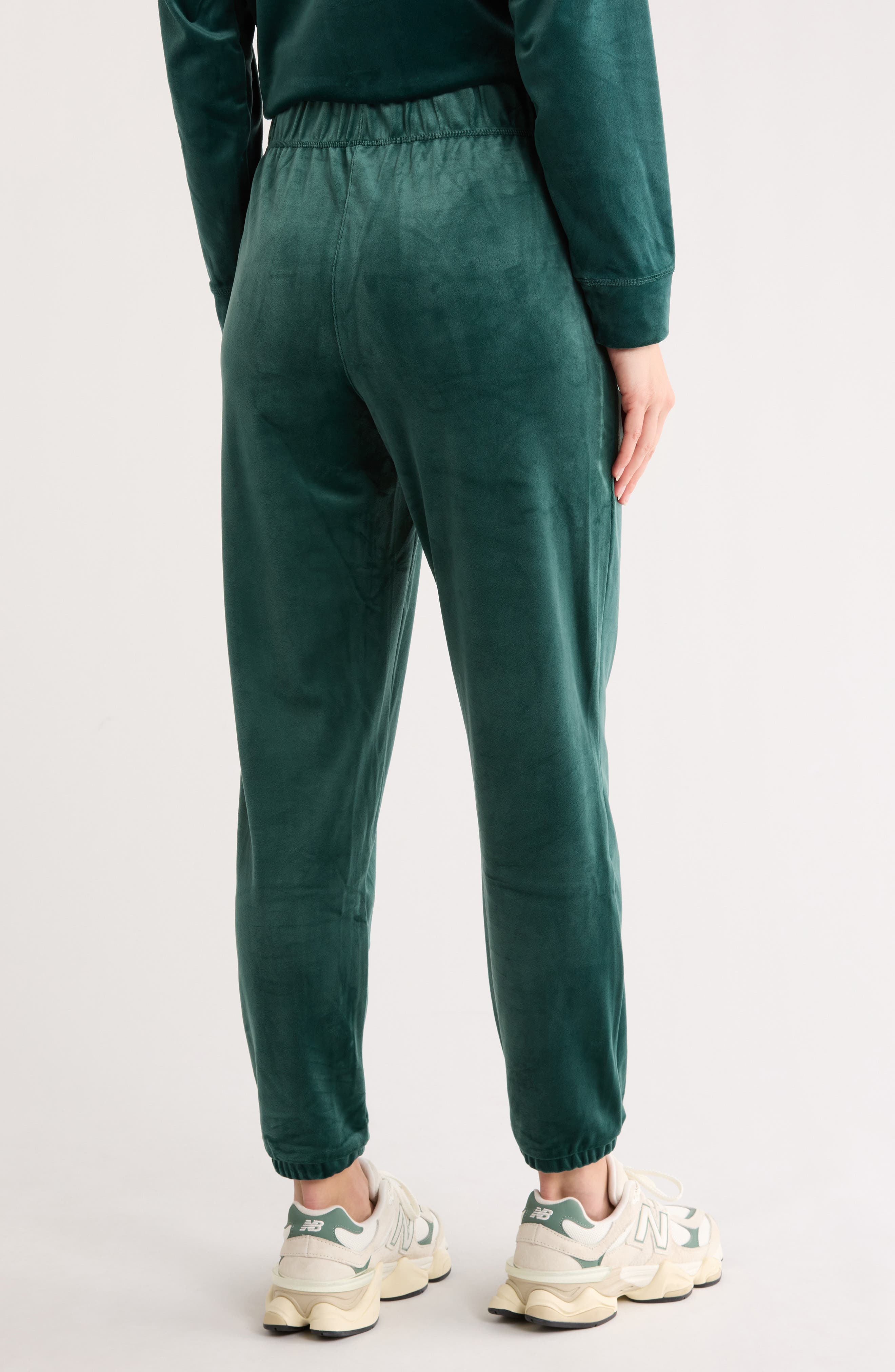 Rhinestone Logo High Waist Joggers - image 4