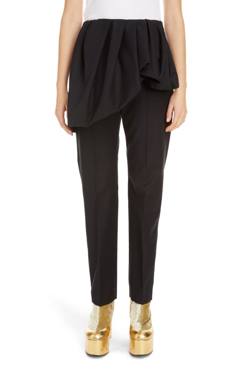 Patiar Asymmetrical Peplum Pants, Main, color, NAVY