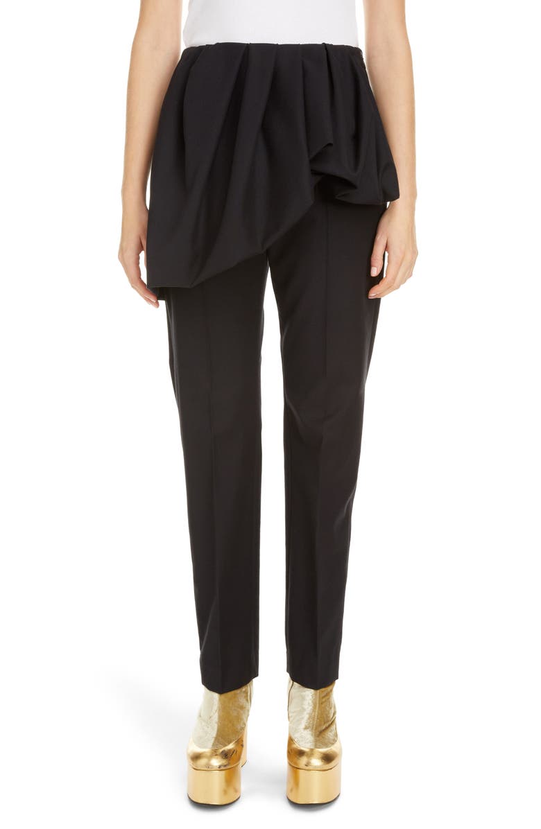 Dries Van Noten Patiar Asymmetrical Peplum Pants, Main, color,