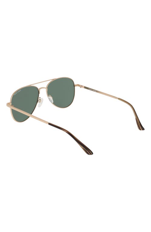 Cole Haan 57mm Aviator Sunglasses In Gold