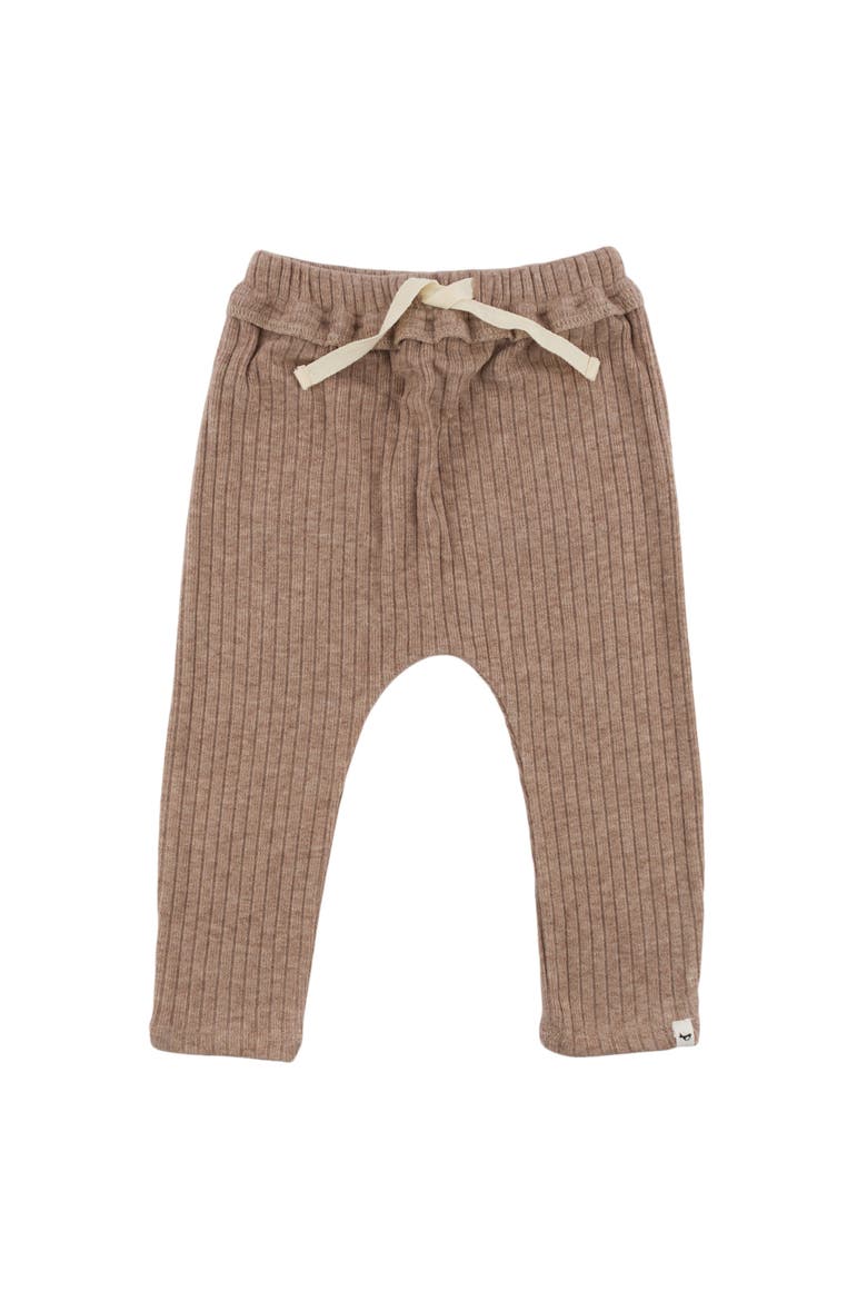 Wide Rib Fuzzy Sweater Knit Brooklyn Jogger, Main, color, Mushroom Heather