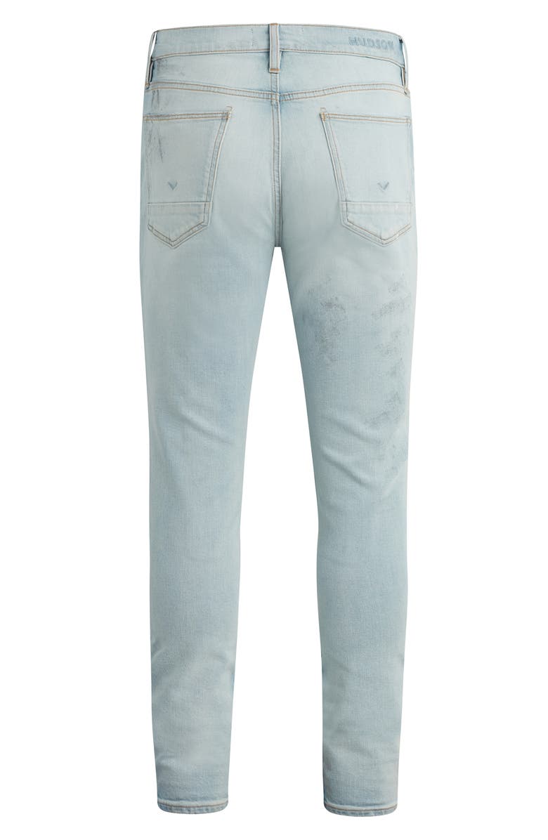 Hudson Jeans Zack Ripped Skinny Jeans, Alternate, color, 