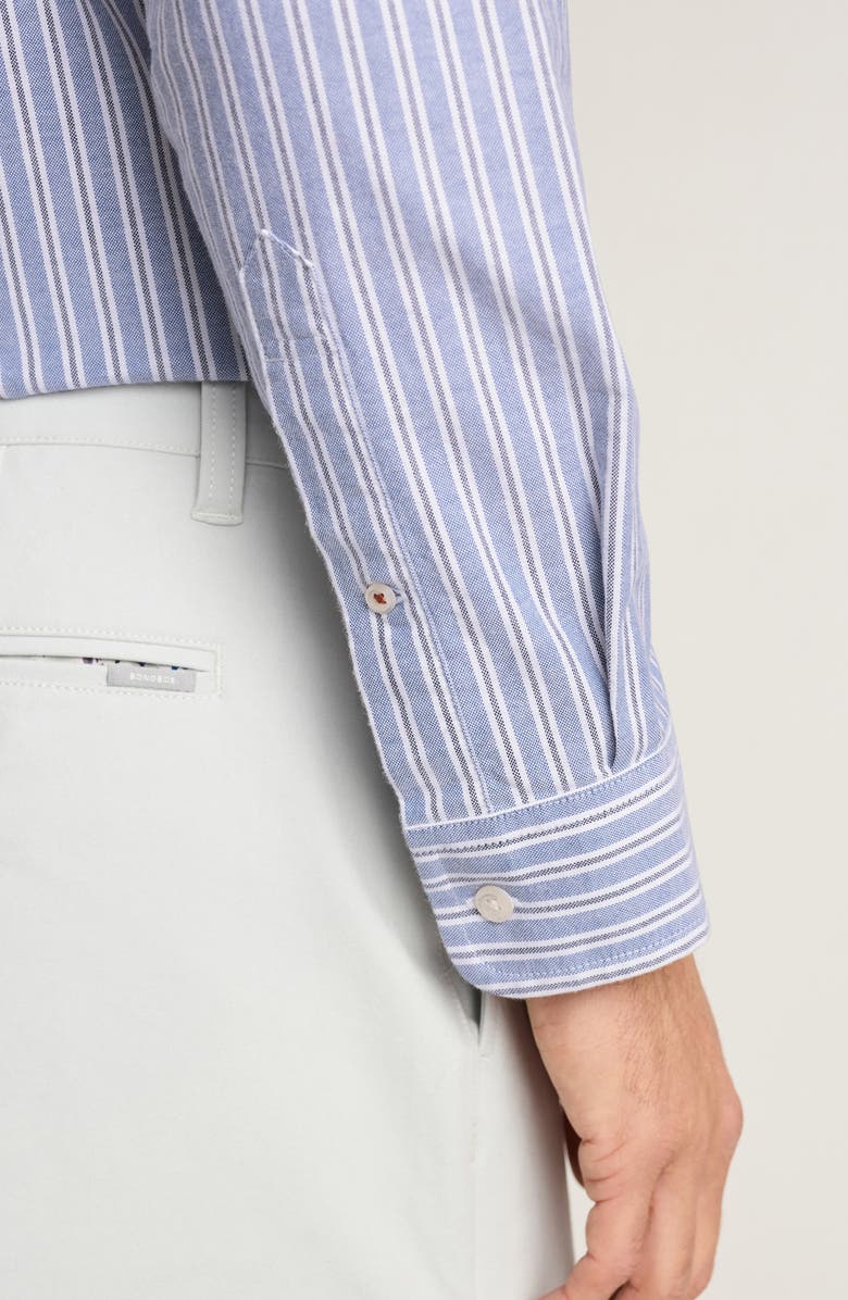 Bonobos Everyday Slim Fit Stripe Cotton Button-Down Oxford Shirt, Alternate, color, Dexter Oxford Stripe C9