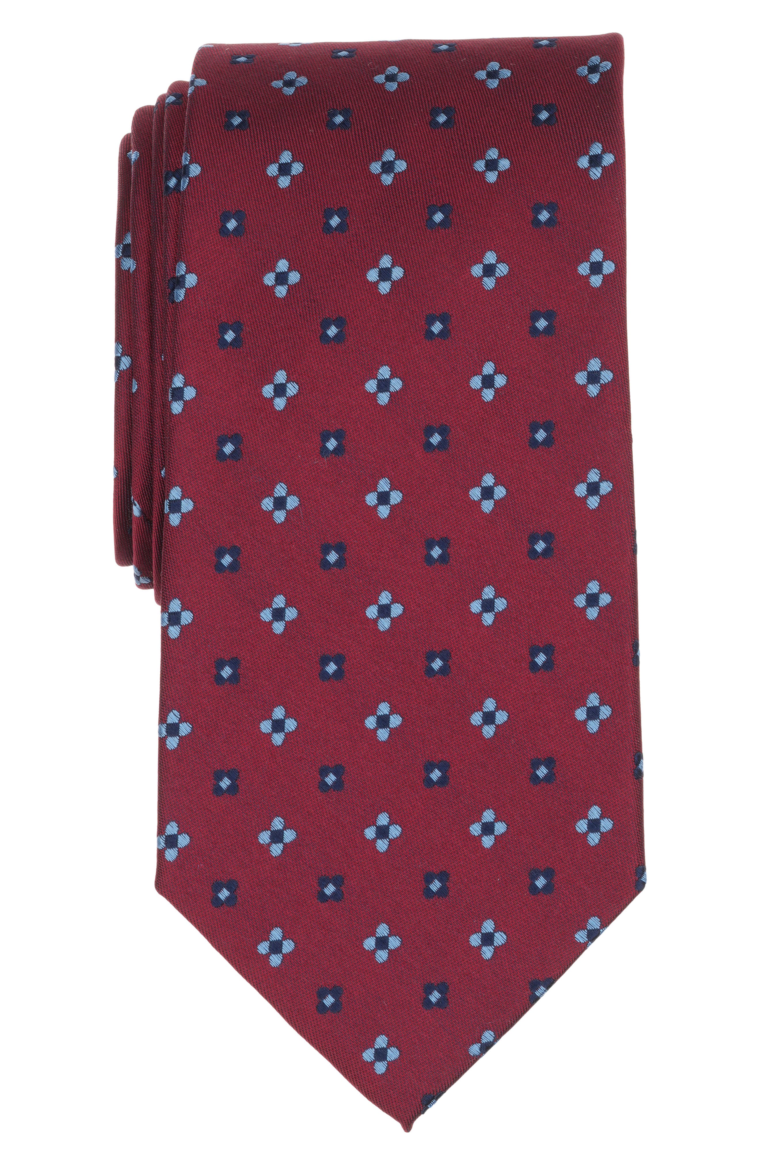 Brooks Brothers Flower Embroidery Silk Blend Tie