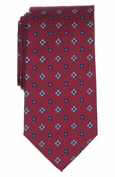 Brooks Brothers Flower Embroidery Silk Blend Tie