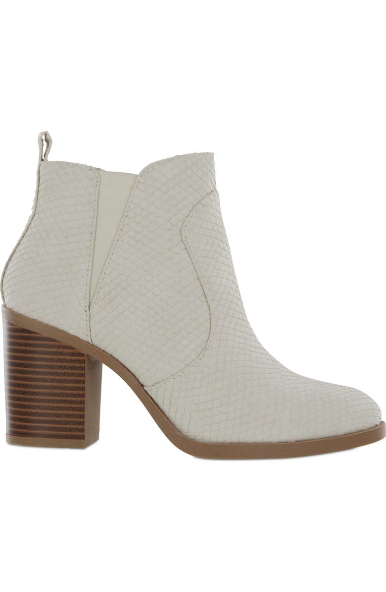 MIA Adara Snake Embossed Bootie, Alternate, color,