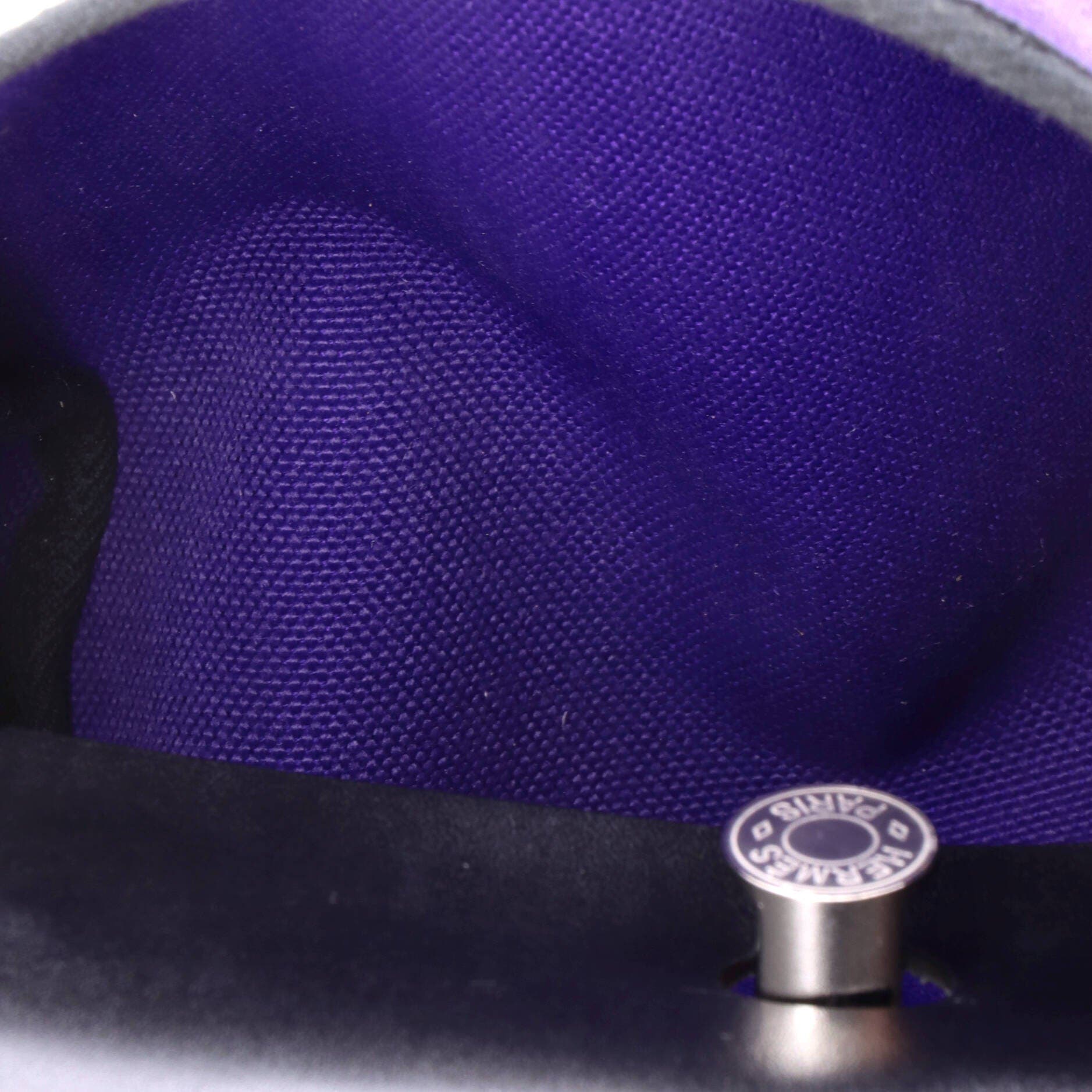 Herbag Zip Toile and Leather 20, Alternate, color, Purple