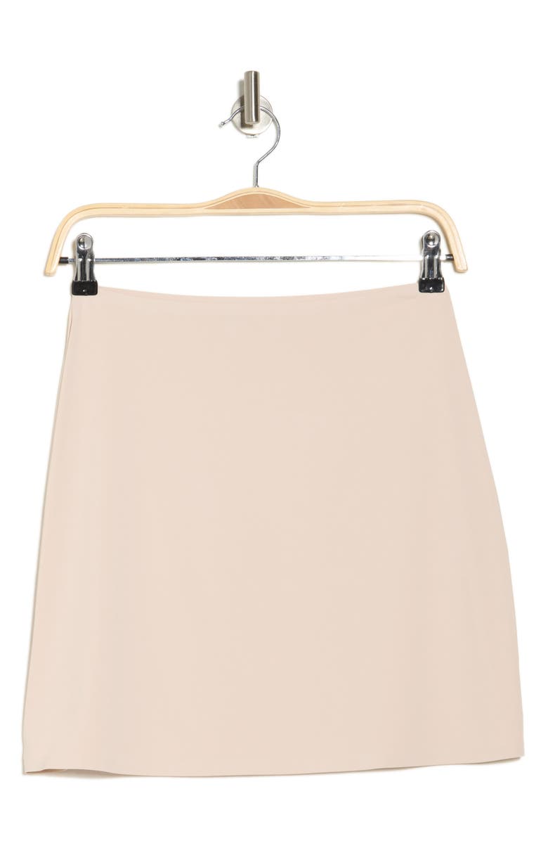 NORDSTROM RACK Bonded Seam Slip Skirt, Alternate, color, Beige Smoke