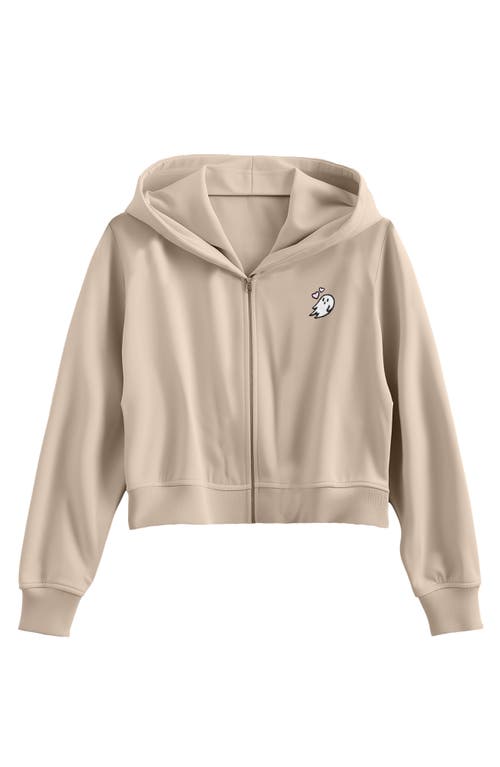 DALIX DALIX HEARTLY GHOST FLEECE ZIP HOODIE