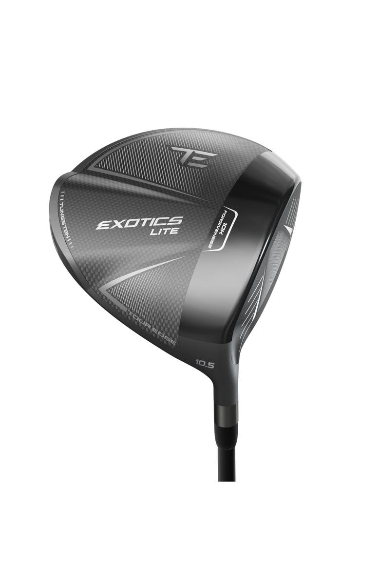 Tour Edge Exotics Lite Right Hand Mens Driver - 10.5 / Ventus White/Blk / Senior, Main, color, Black