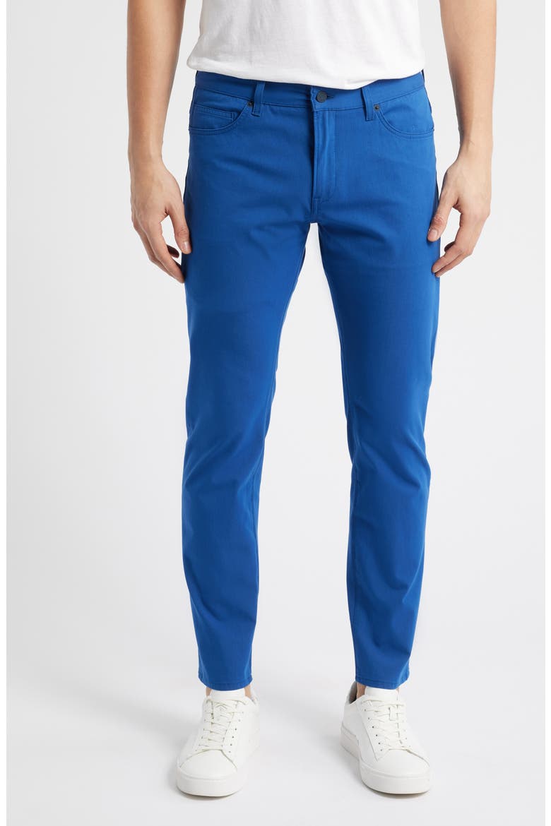 Delaware Slim Fit Five Pocket Pants, Main, color, OPEN BLUE