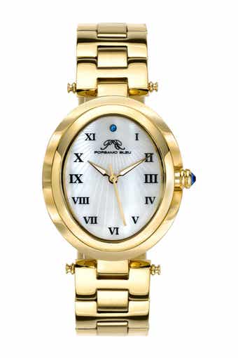 PORSAMO BLEU Women's South Sea Swarovski Crystal Bracelet Watch, 30.75mm