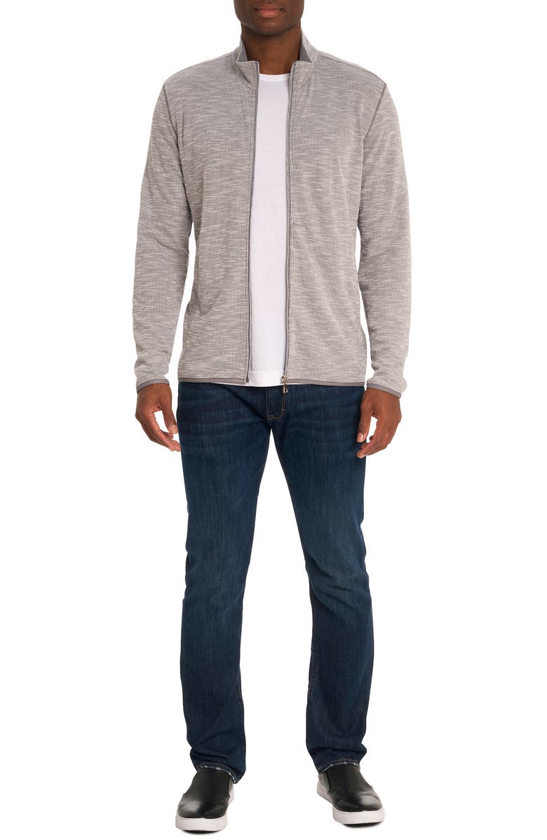 Robert Graham Kobra Thermal Knit Zip-Up Jacket, Alternate, color, 