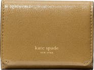 Kate Spade New York halo glazed leather card case