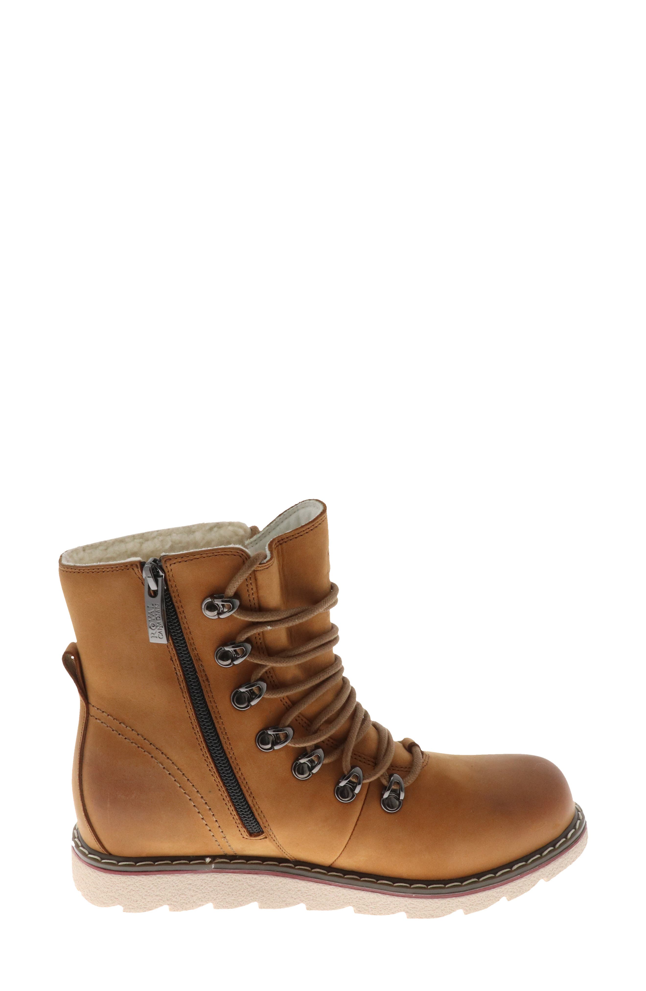 Caledon Waterproof Lace-Up Boot, Alternate, color, COTTAGE BROWN LEATHER