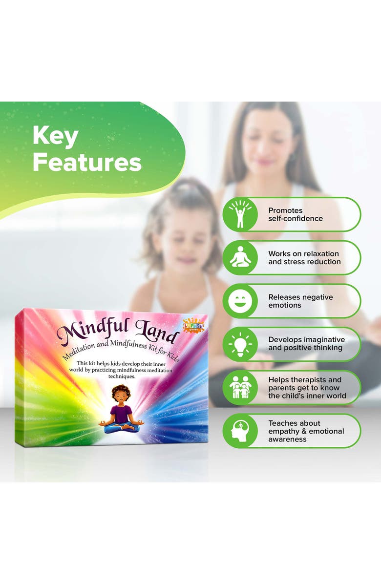 Lupash Games Mindful Land Kids Meditation & Mindfulness Kit, Alternate, color, 