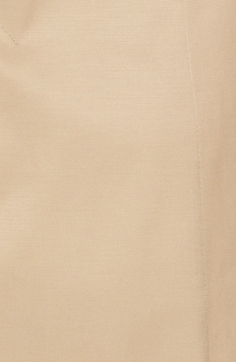 Via Spiga Water Repellent Hooded Cotton Blend Trench Coat, Alternate, color,