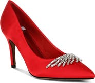 Rag & Co Rhodolia Diamente Brooch Pump