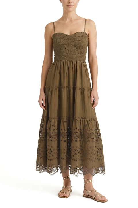 Cecilia Smocked Tiered Maxi Dress