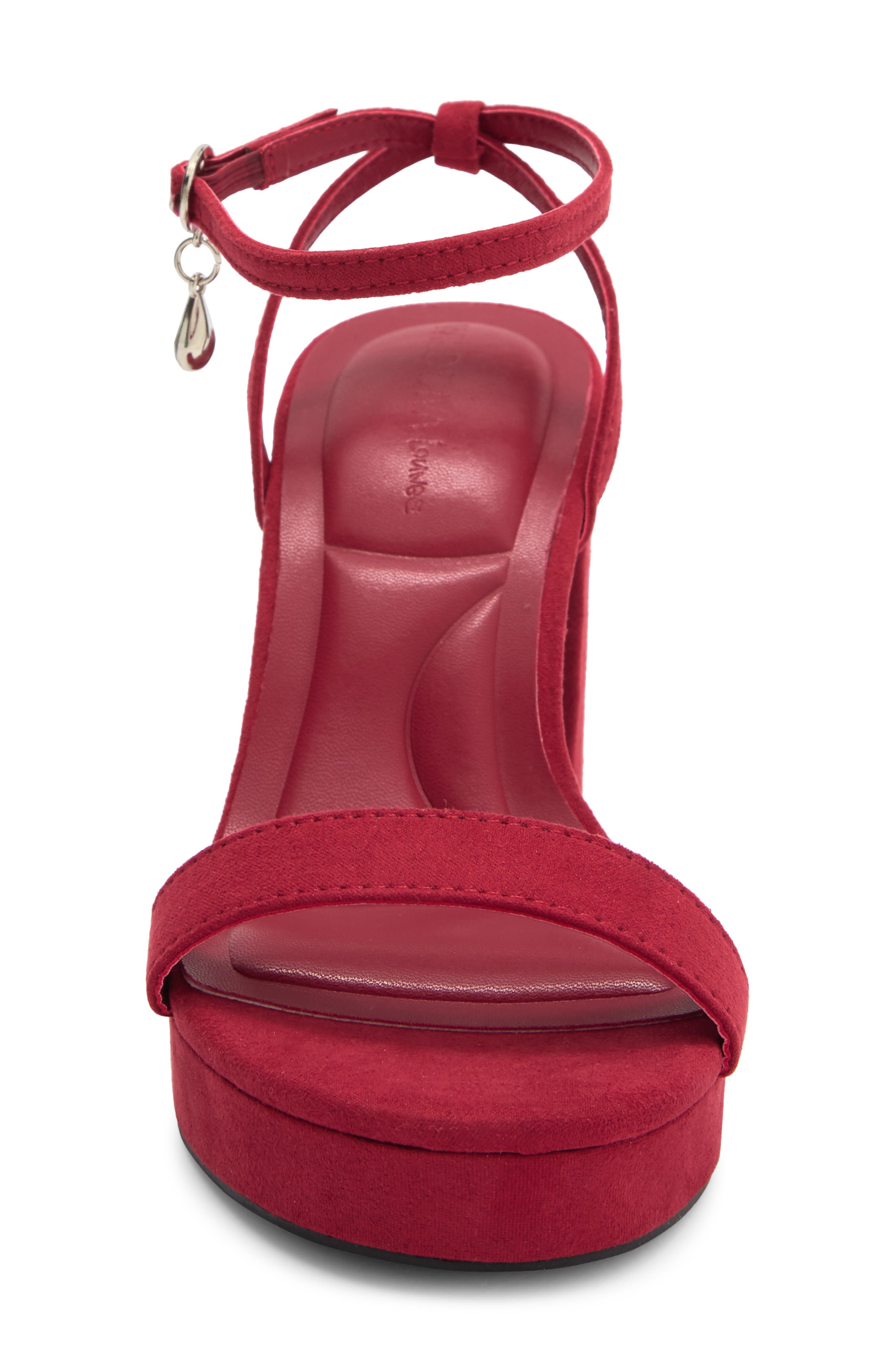 Milani Platform Sandal, Alternate, color, RED