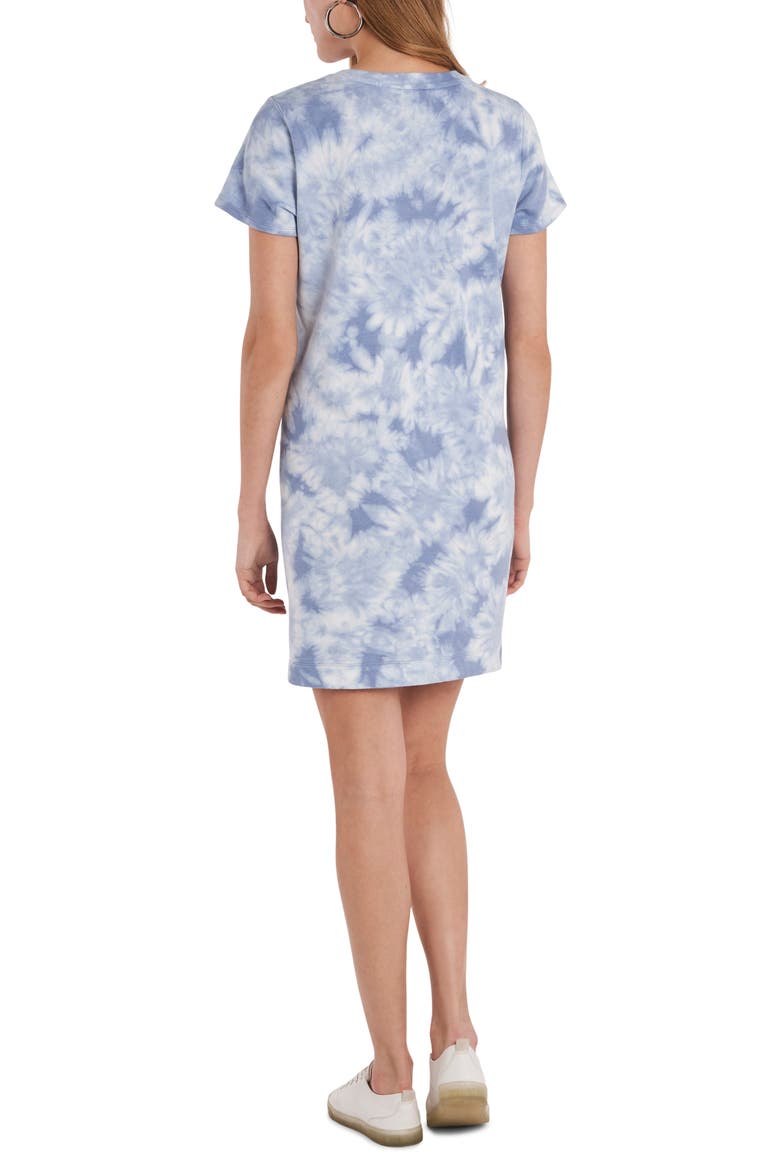 Tie Dye T-Shirt Dress, Alternate, color, BLUE CLOUD