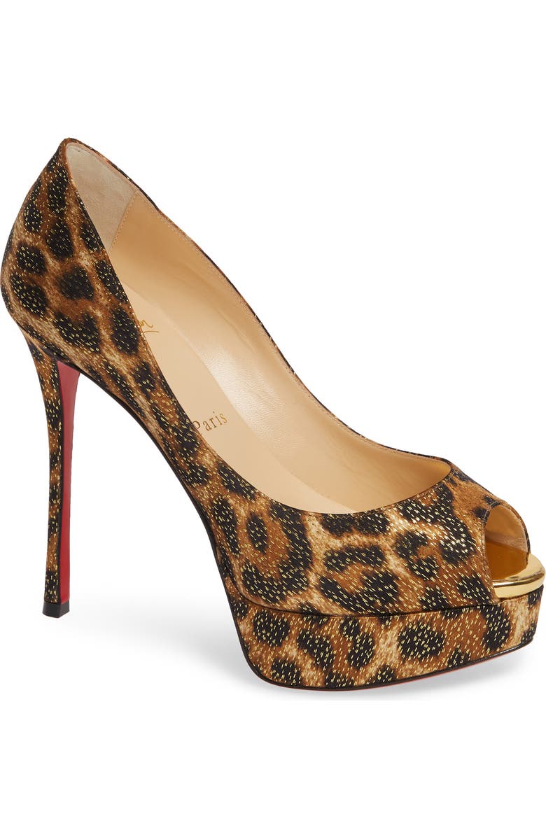 Christian Louboutin Feetish Peep Toe Platform Pump, Main, color,