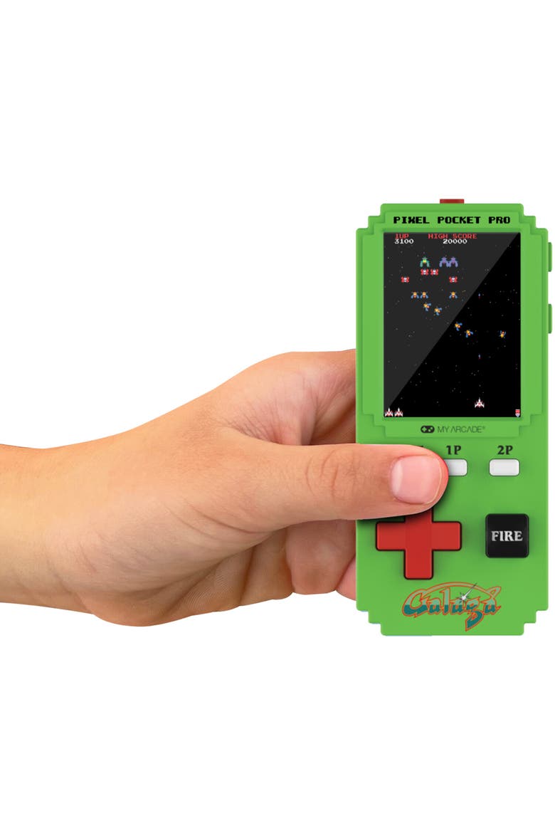 Myarcade Dgunl7132 Galaga Pixel Pocket Pro Handhel, Alternate, color, Multicolor