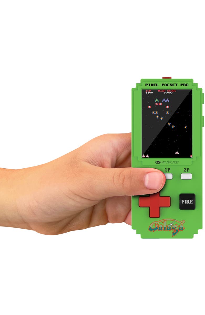 My Arcade Myarcade Dgunl7132 Galaga Pixel Pocket Pro Handhel, Alternate, color, Multicolor