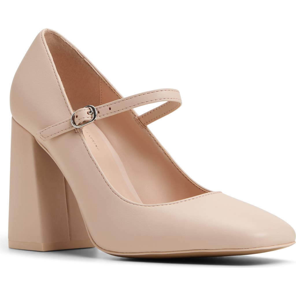Call It Spring Navii Block Heel Pump In Light Pink